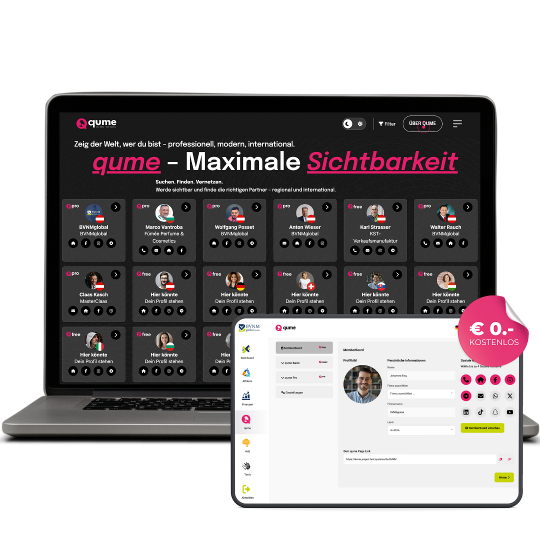 qume - Deine perfekte Lösung für digitale Präsenz und Erfolg